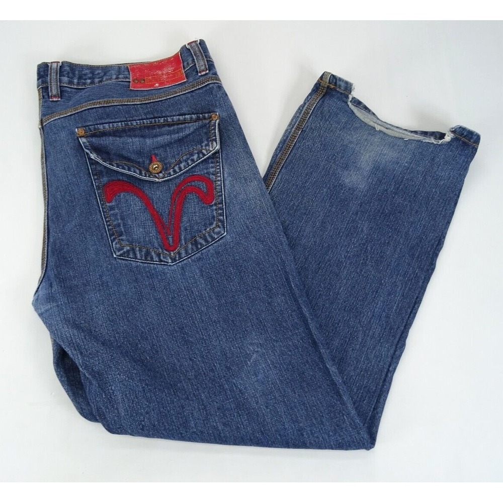 Pepe Jeans London Mens Size 42X32 Baggy Flap Pocket Grunge Wide Leg Y2K Skater